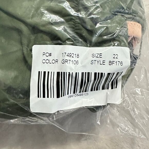 J.Crew One Piece Swimsuit Women's Plus 22 Olive Green Ruched Sweetheart Neckline - Picture 9 of 11